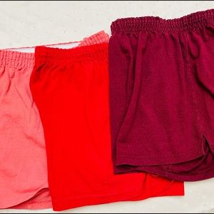 3 preowned Soffe shorts